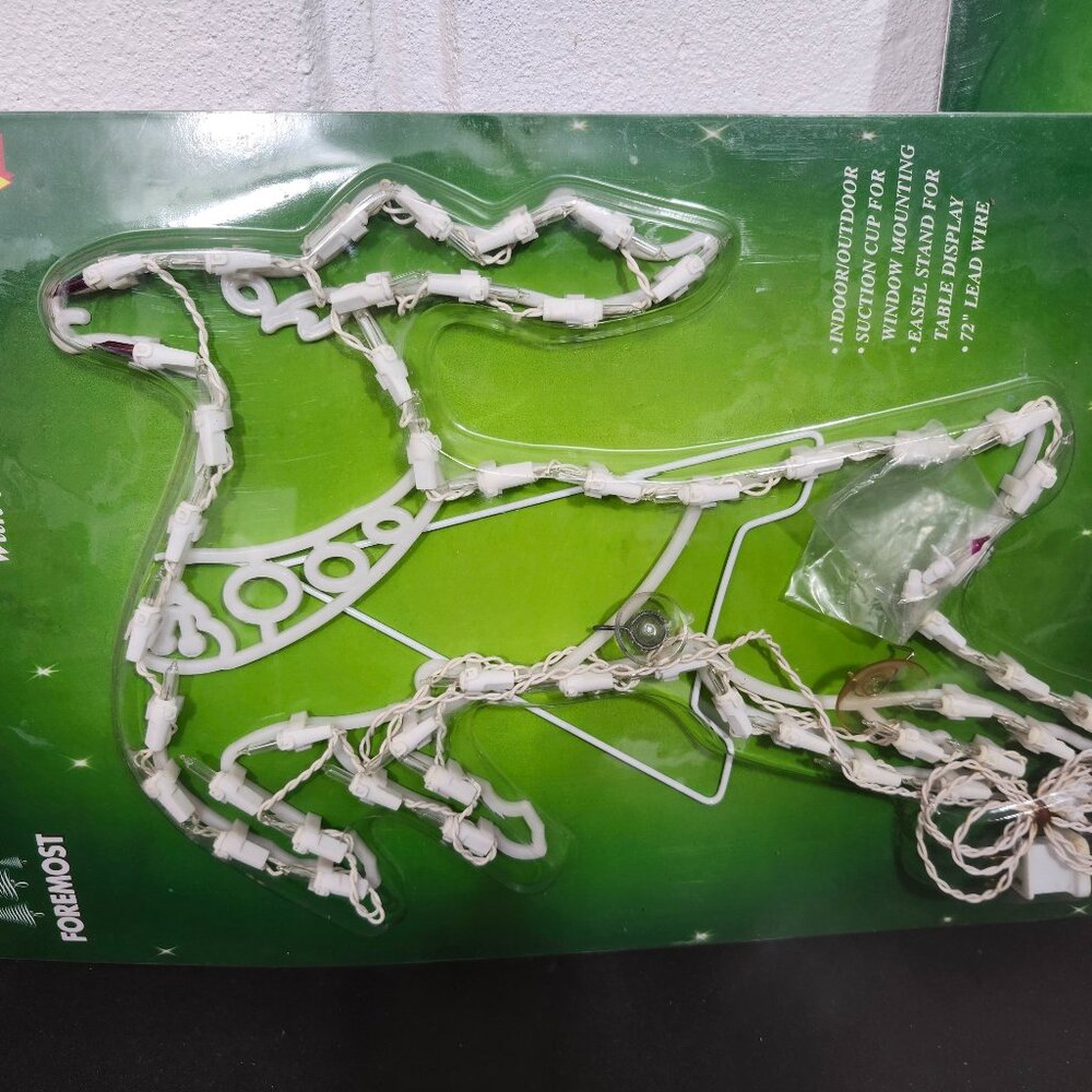 Vintage Foremost Christmas Illuminations Reindeer